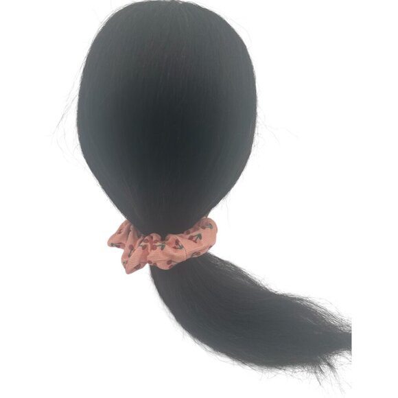 Cherry Print Scrunchies Set | 2-Piece Hair Accessory | NWT - Picture 2 of 5